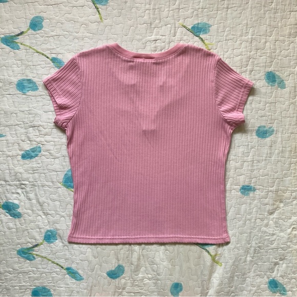 Vintage 00s Ribbed Baby Tee π - Picture 2 of 5